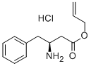 (S)-3-氨基-4-苯基丁酸烯丙酯 盐酸盐 结构式