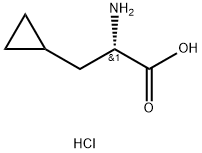 DL-环丙基丙氨酸盐酸盐 结构式