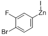 4-溴-3-氟苯基碘化锌 结构式