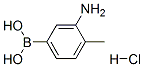 3-AMINO-4-METHYLPHENYLBORONIC ACID, HCL 结构式