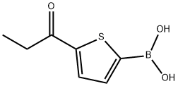 5-PROPIONYL-2-THIOPHENEBORONIC ACID 结构式