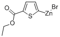 5-乙氧基羰基-2-噻吩基溴化锌 结构式