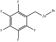 2,3,4,5,6-五氟苄基溴化锌 结构式