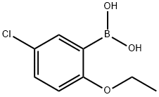 5-氯-2-乙氧基苯硼酸 结构式