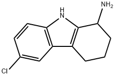 6-氯-2,3,4,9-四氢-1H-咔唑-1-胺 结构式