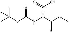 boc-L-别异亮氨酸 结构式