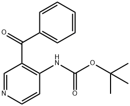 Carbamic acid, (3-benzoyl-4-pyridinyl)-, 1,1-dimethylethyl ester (9CI) 结构式