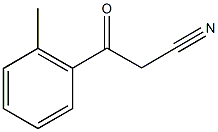 2-甲基苯甲酰乙腈 结构式