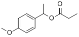 4-methoxy-alpha-methylbenzyl propionate 结构式