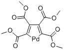 [1,2,3,4-四(甲氧羰基)-1,3-丁二烯-1,4-二基]钯(II) 结构式