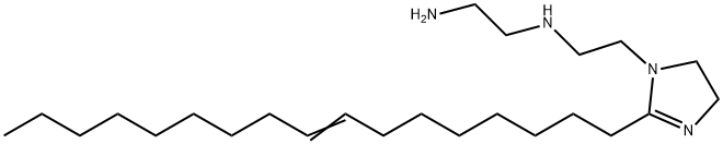 N-[2-[2-(8-heptadecenyl)-4,5-dihydro-1H-imidazol-1-yl]ethyl]ethylenediamine  结构式