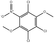 1,2,4-Trichloro-3,6-dimethoxy-5-nitrobenzene 结构式