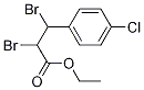 Benzenepropanoic acid, .alpha.,.beta.-dibroMo-4-chloro-, ethyl e 结构式