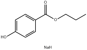 对羟基苯甲酸丙酯钠 结构式