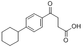 4-(4-环己基苯基)-4-氧亚基丁酸 结构式