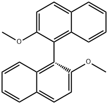 (R)-(+)-2,2'-二甲氧基-1,1'-联萘 结构式