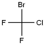 Bromochlorodifluoromethane 结构式