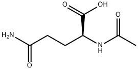 N-乙酰-L-谷氨酰胺 结构式