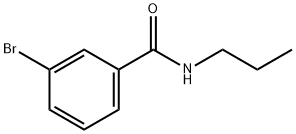3-溴-N-丙基苯甲酰胺 结构式