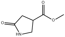 5-吡咯烷酮-3-甲酸甲酯 结构式
