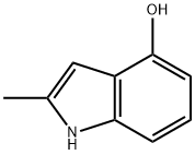4-羟基-2-甲基吲哚 结构式