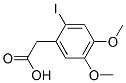 2-(2-碘-4,5-二甲氧基苯基)乙酸 结构式