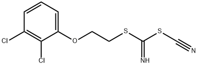 [(2,3-DICHLOROPHENOXY)METHYL] METHYL CYANOCARBONIMIDODITHIOATE 结构式