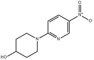 1-(5-硝基吡啶-2-基)哌啶-4-醇 结构式