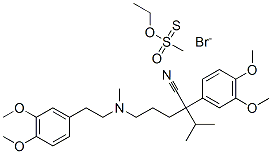 VERAPAMILETHYL METHANETHIOSULFONATE, BROMIDE 结构式