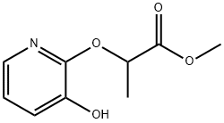 Propanoic acid, 2-[(3-hydroxy-2-pyridinyl)oxy]-, methyl ester (9CI) 结构式