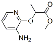 Propanoic acid, 2-[(3-amino-2-pyridinyl)oxy]-, methyl ester (9CI) 结构式