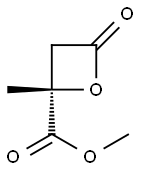 2-Oxetanecarboxylicacid,2-methyl-4-oxo-,methylester,(2S)-(9CI) 结构式