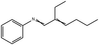 N-(2-Ethyl-2-hexenylidene)benzenamine