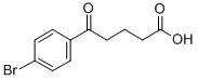 5-(4-溴苯基)-5-氧代戊酸 结构式