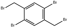 1,4-二溴-2,5-双(溴甲基)苯 结构式