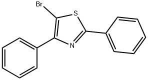 5-溴-2,4-二苯基噻唑 结构式