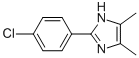 2-(4-CHLORO-PHENYL)-4,5-DIMETHYL-1H-IMIDAZOLE 结构式
