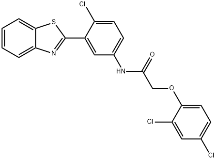 2-(2,4-dichlorophenoxy)- 结构式