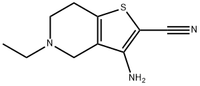 Thieno[3,2-c]pyridine-2-carbonitrile, 3-amino-5-ethyl-4,5,6,7-tetrahydro- (9CI) 结构式