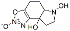 8aH-Pyrrolo[3,2-e][1,2,3]benzoxadiazol-8a-ol, 4,5,5a,6,7,8-hexahydro-6-hydroxy-, 2-oxide (9CI) 结构式