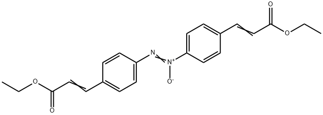 Azoxybenzene-4,4'-bis(propenoic acid ethyl) ester 结构式