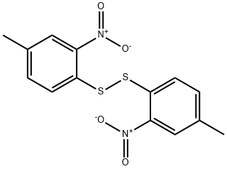 2-硝基对甲苯基二硫化物 结构式