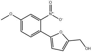 [5-(4-METHOXY-2-NITRO-PHENYL)-FURAN-2-YL]-METHANOL 结构式