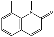 1,8-二甲基喹啉-2(1H)-酮 结构式