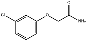 2-(3-氯苯氧基)乙酰胺 结构式