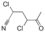 Hexanenitrile,  2,4-dichloro-5-oxo- 结构式