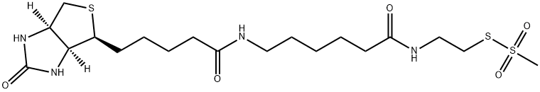 N-Biotinylcaproylaminoethyl Methanethiosulfonate 结构式