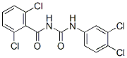 2,6-Dichloro-N-[[(3,4-dichlorophenyl)amino]carbonyl]benzamide 结构式