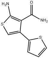 2-胺-4-(噻吩-2-基)噻吩-3-甲酰胺 结构式