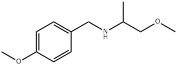 1-甲氧基-N-(4-甲氧基苄基)丙-2-胺 结构式